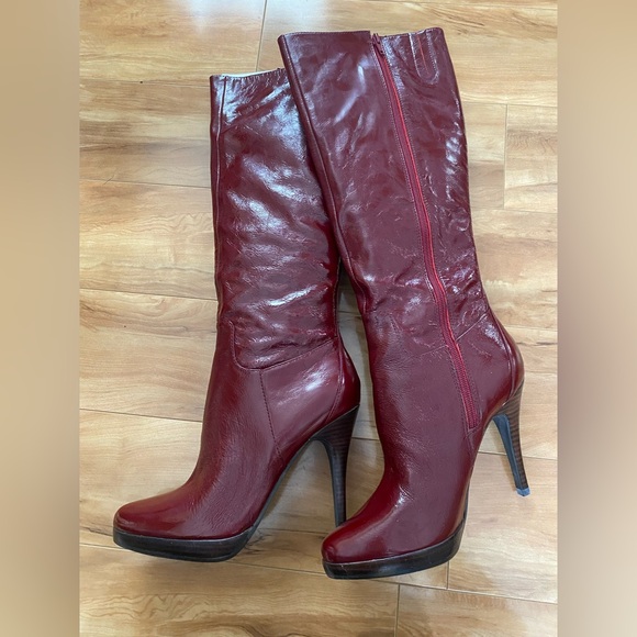 Aldo Shoes - Aldo Women's Burgundy Heeled Boots